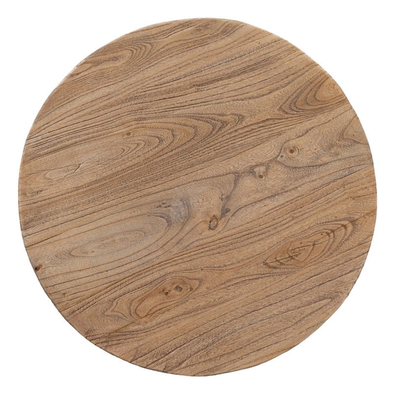 Timber Rounds Tabletop Roslyn Reclaimed Elm Timber Round Side Table