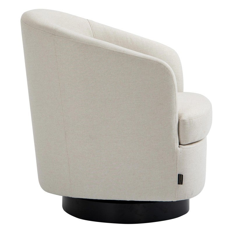Sound Fabric Accent Tub Chair, Beige