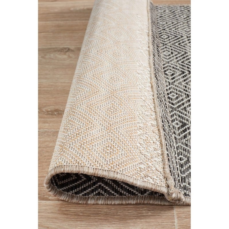 Terrance Arrow Indoor / Outdoor Runner Rug, 80x300cm, Grey