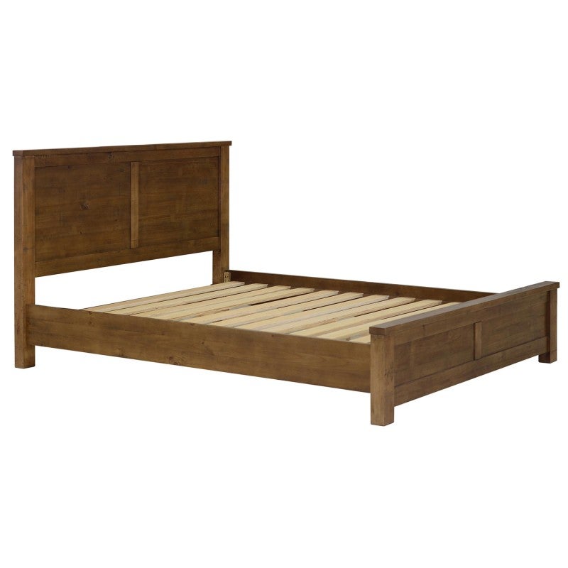 Alveston Rustic Pine Timber Bed, Queen