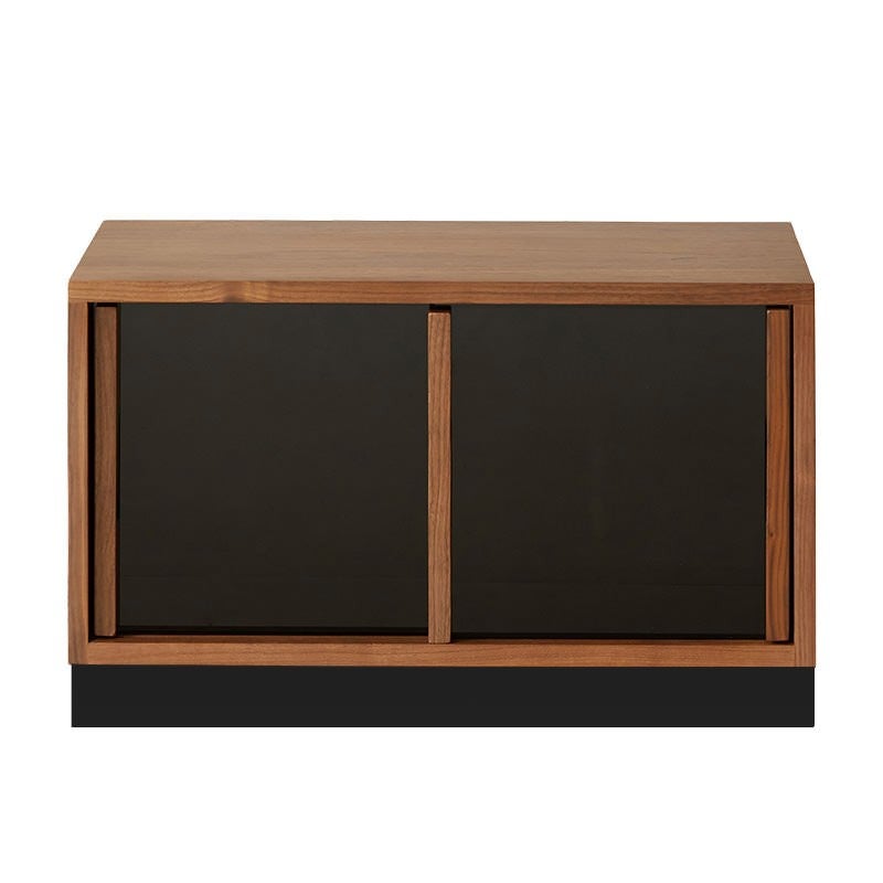Naruki American Walnut Timber Modular Storage Unit with Baseboard, Type F