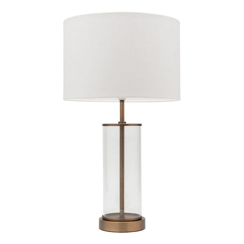 Sonya Metal & Glass Table Lamp