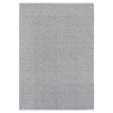 Basalt Handwoven Wool Rug, 280x190cm, Grey