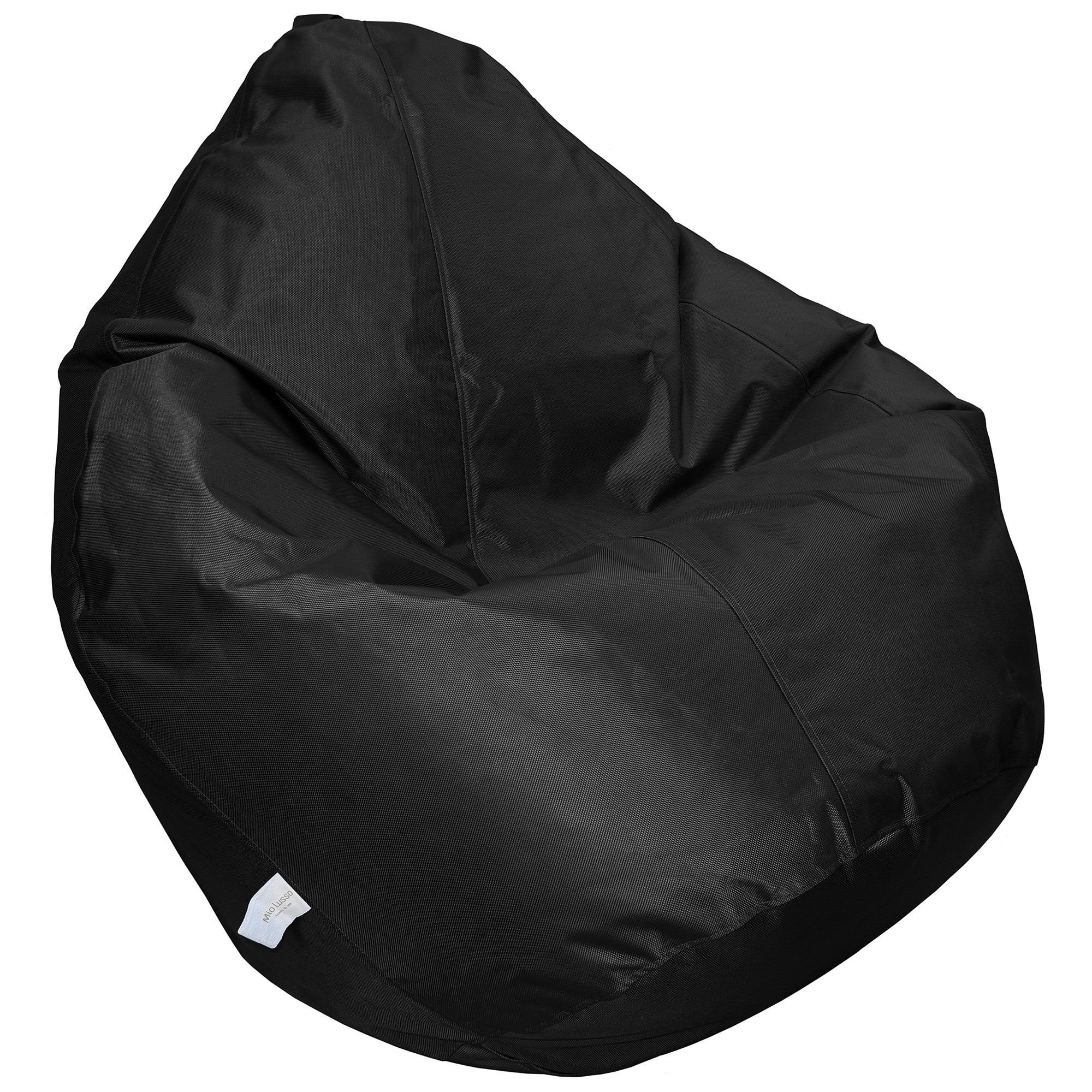 Cayman Fabric Indoor / Outdoor Bean Bag Cover, Black