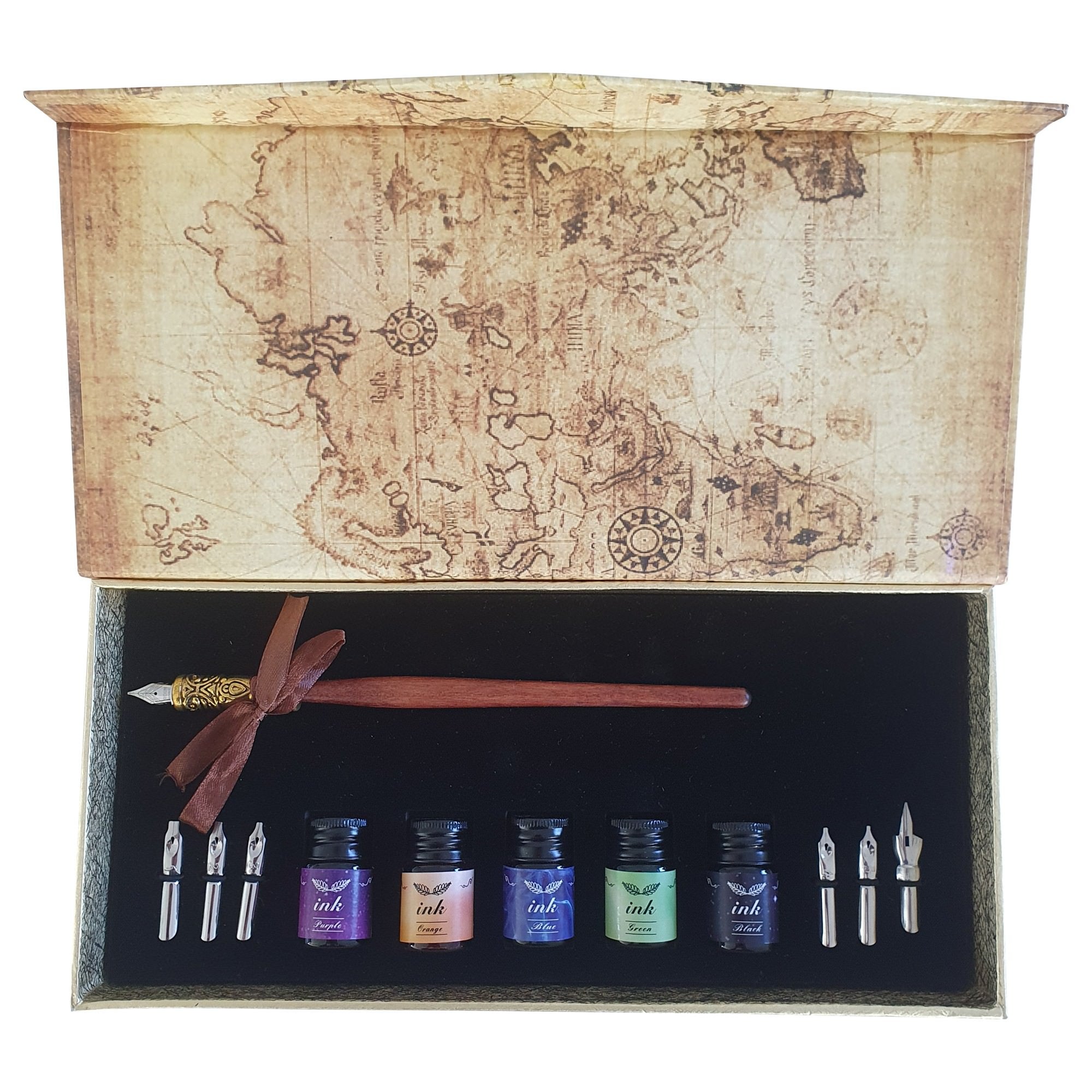 Balmoral Letters 5 Colour Ink Calligraphy Writing Set
