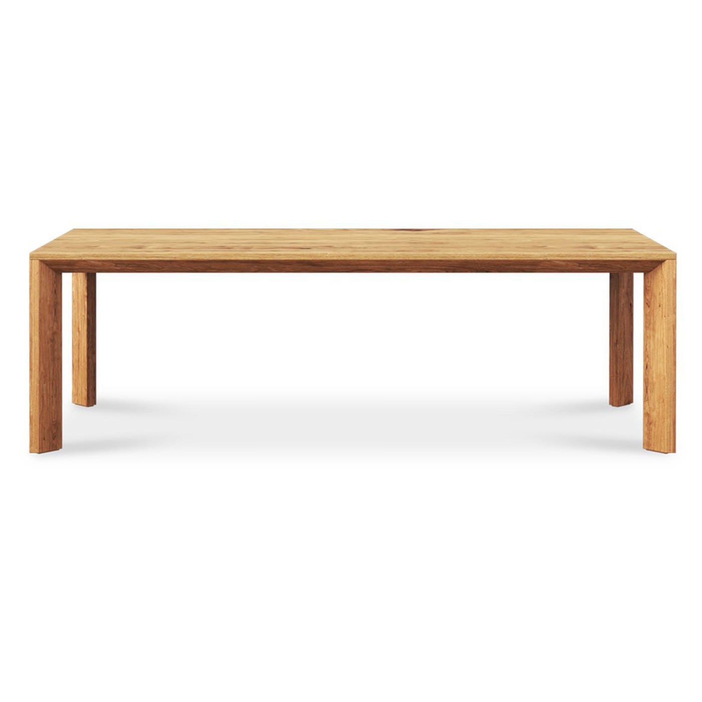 Parklea Teak Timber Dining Table, 280cm, Natural