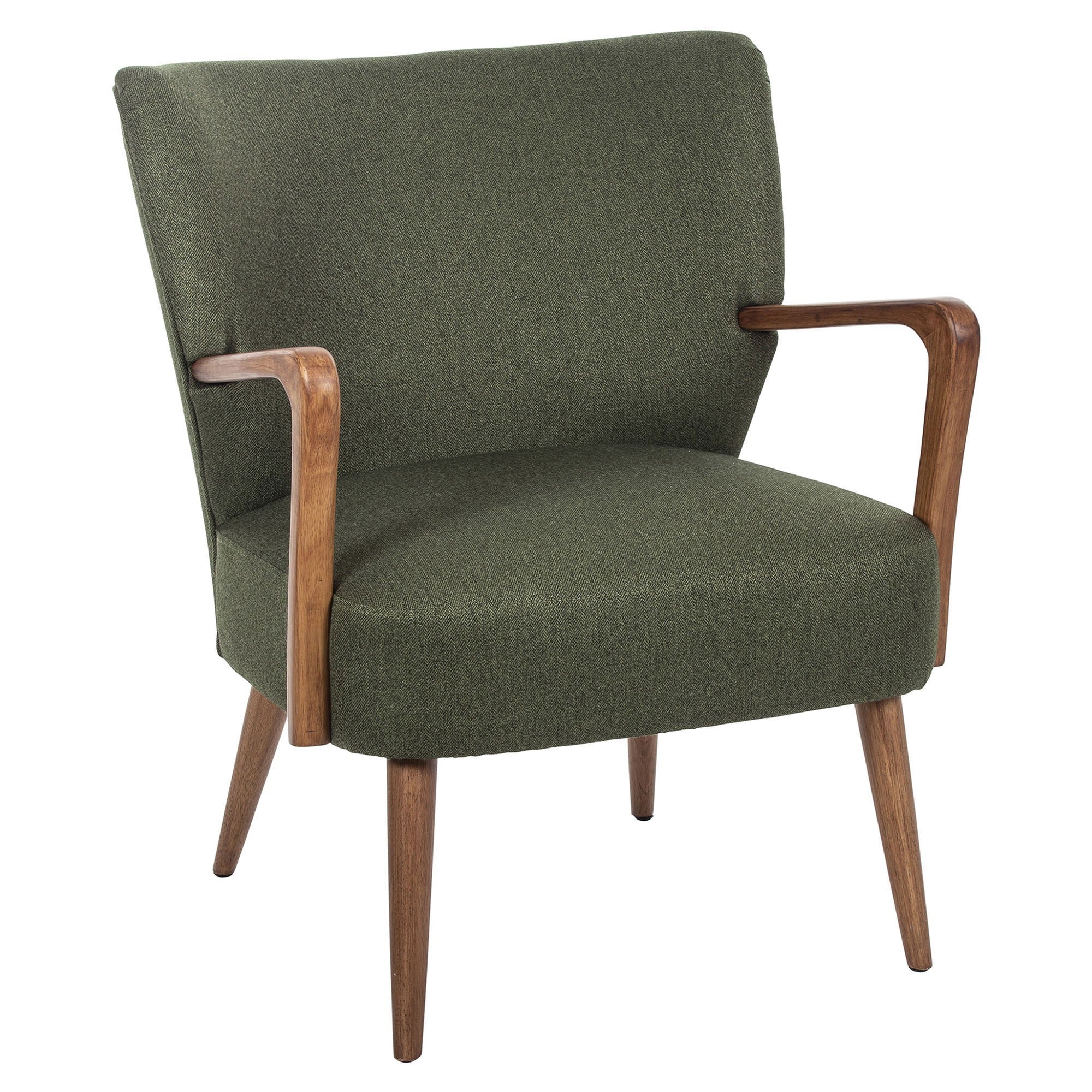 Dark deals green armchair