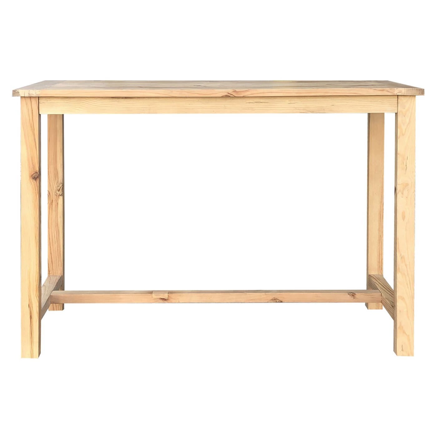 Kalise Recycled Pine Timber Bar Table, 150cm