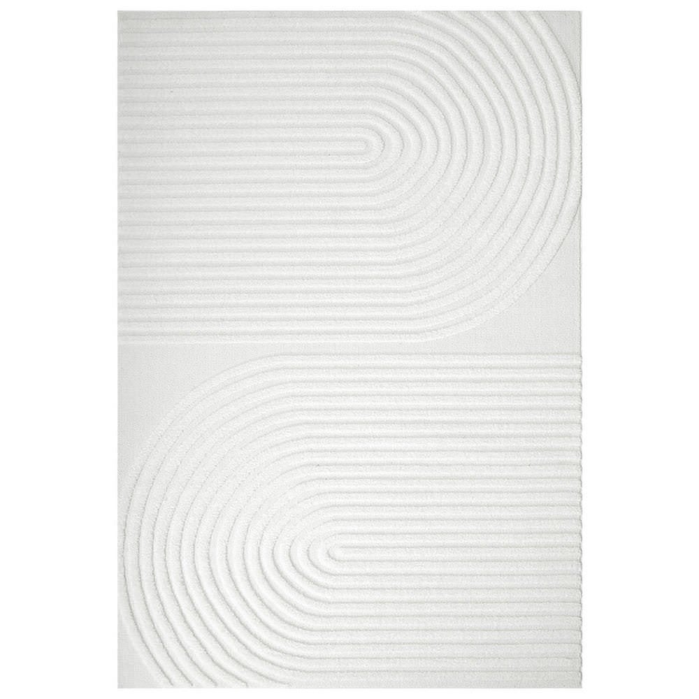 Modern Rug Lotus Rug Lotus Abbey Modern Rug, 290x200cm, White