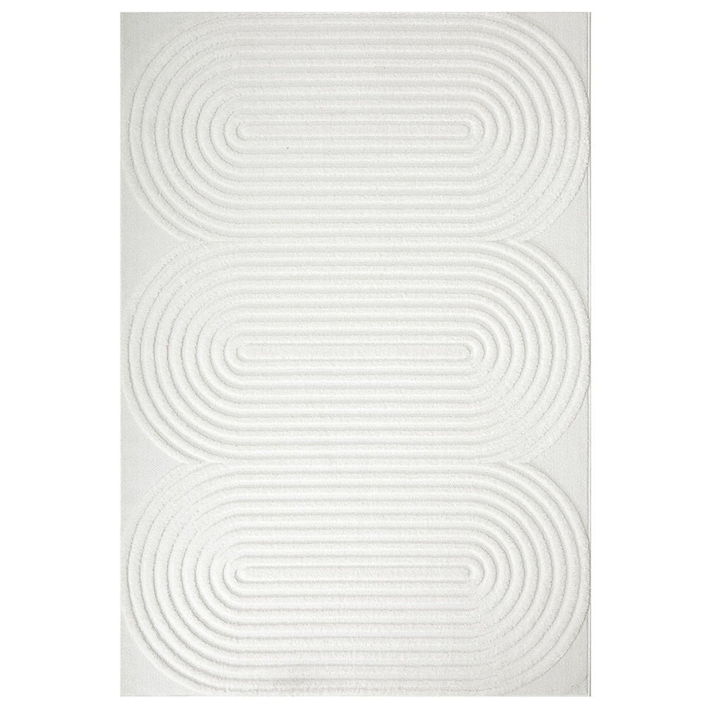 Modern Rug Lotus Rug Lotus Carl Modern Rug, 230x160cm, White