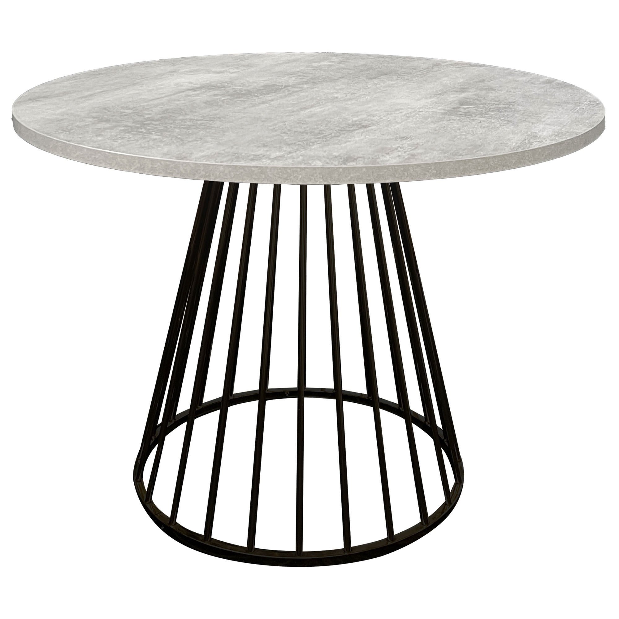 Faux cement store dining table