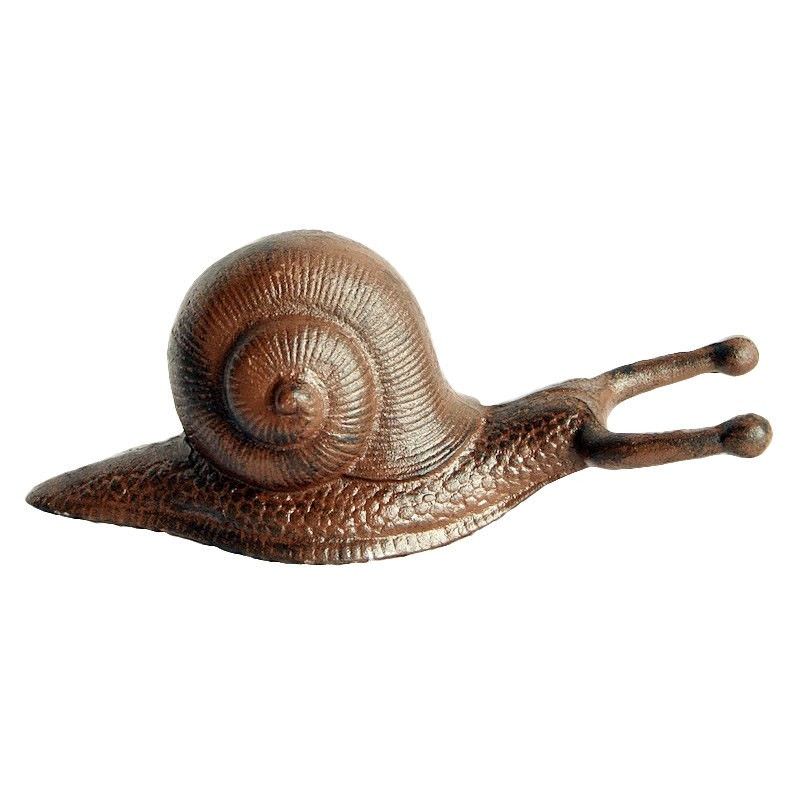 Snail Cast Iron Boot Jack , Antique Rust