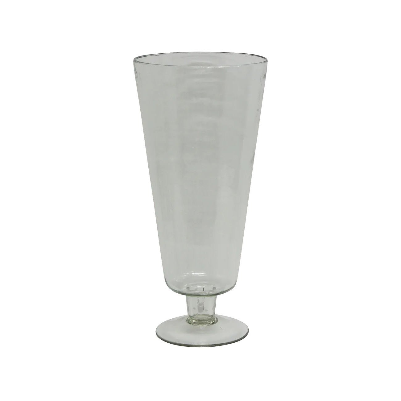 Aiffres Dappled Glass Goblet Vase