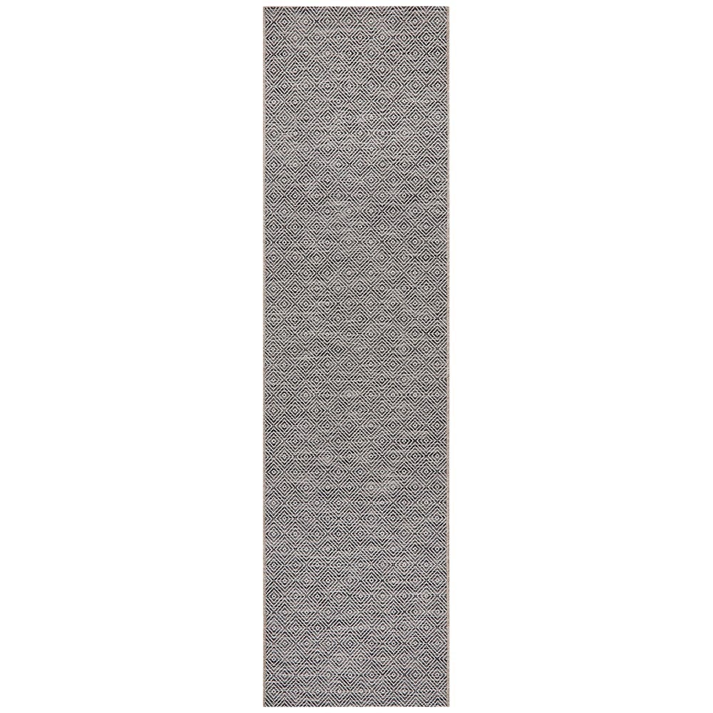 Terrance Arrow Indoor / Outdoor Runner Rug, 80x300cm, Grey