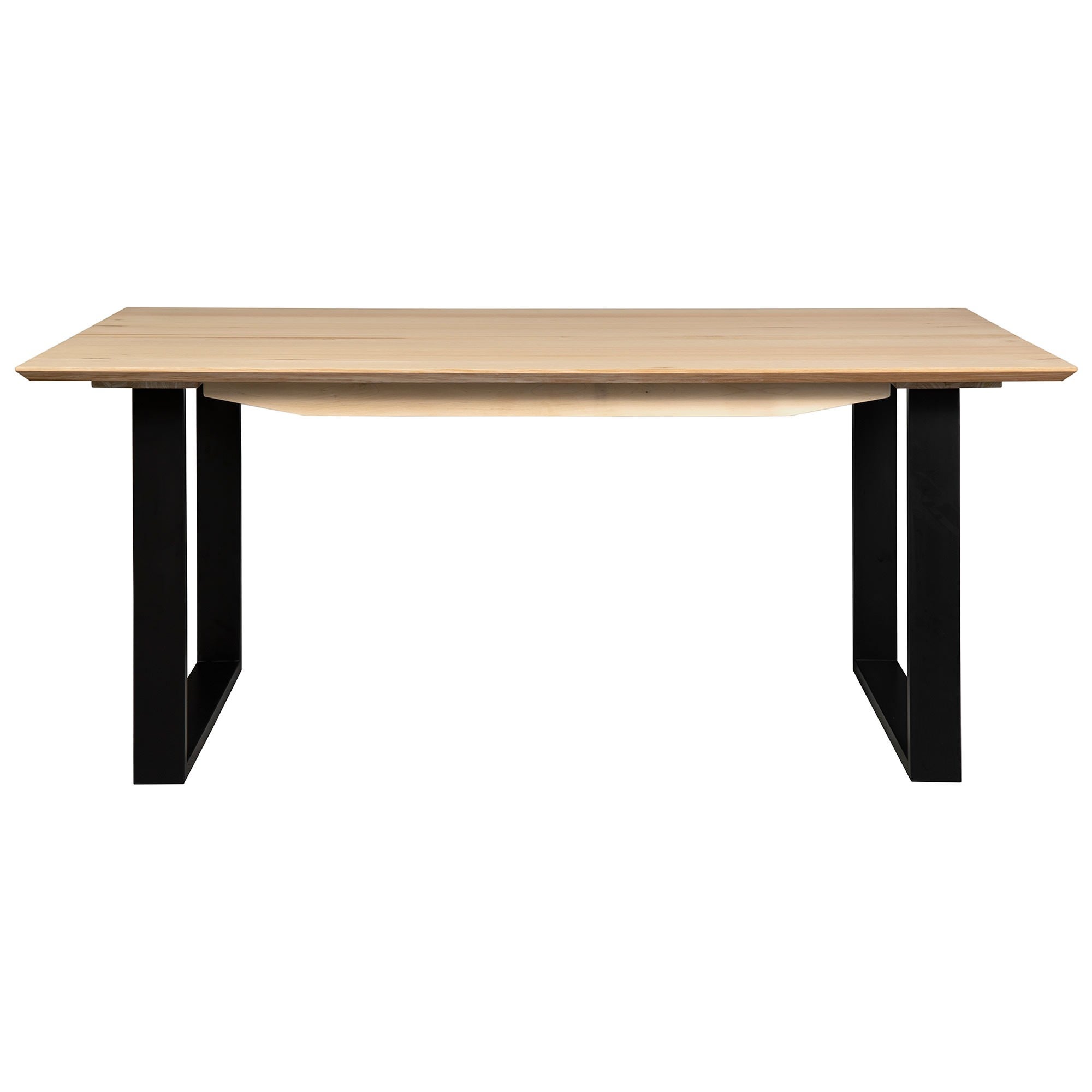 Batavia Messmate Timber & Metal Dining Table, 180cm
