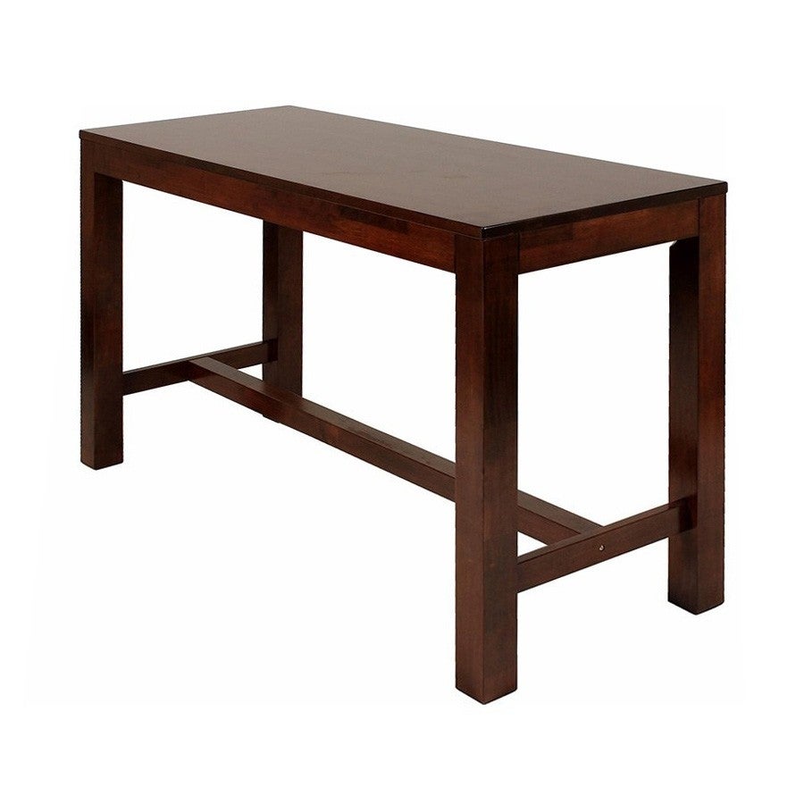 Chunk Commercial Grade Timber Bar Table, 180cm, Walnut