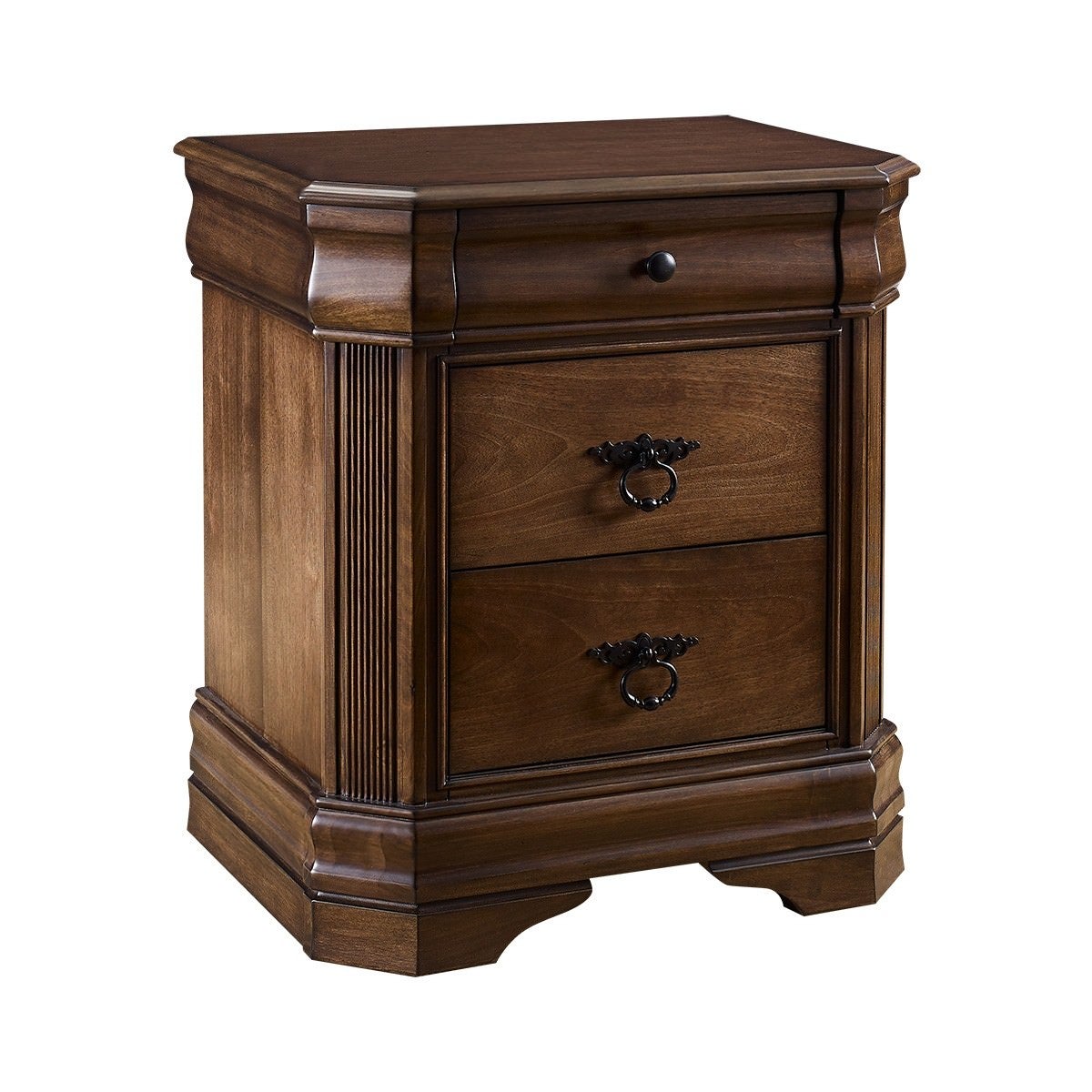 Clermont American Poplar Timber Bedside Table
