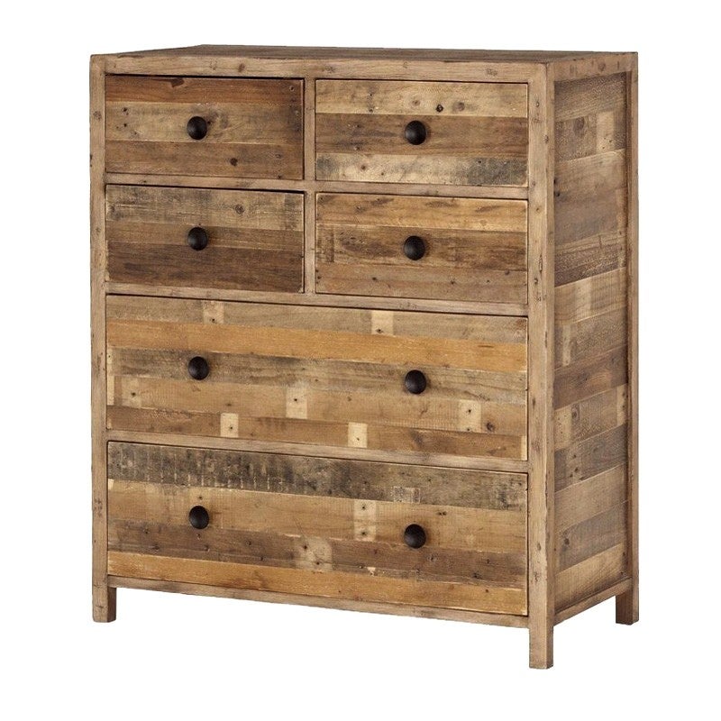 Independence Reclaimed Timber 6 Drawer Tallboy