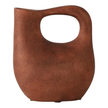 Yves Terracotta Vessel, Small, Clay