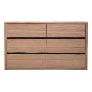 Oslo Messmate Timber 6 Drawer Dresser