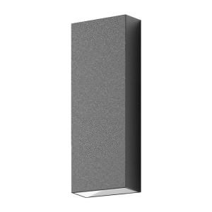 Edge IP65 Exterior LED Up / Down Wall Light, 5000K, Dark Grey