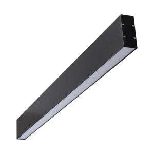 Lumaline Aluminium LED Up / Down Linear Wall Light, 5000K, 90cm, Matt Black