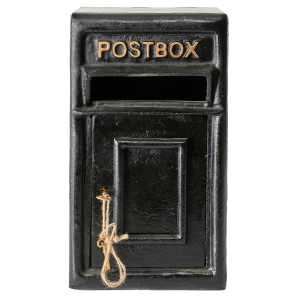 Boxley Cast Iron Letter Box, Small, Black