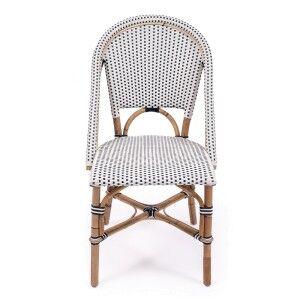 Capel Rattan Bistro Dining Chair, Navy