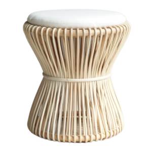 Round Ratta Stool Elements Mushroom Round Rattan Stool
