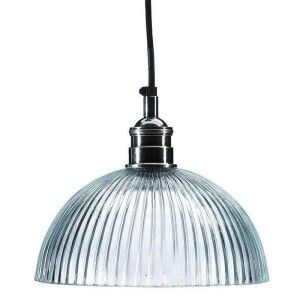 Fratelli Ribbed Glass Pendant Light