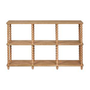 Bobbin Oak Timber Console Table, 140cm, Natural