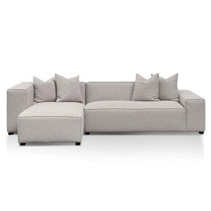 Ellis Fabric Modular Corner Sofa, 4 Seater with LHF Chaise, Sterling Sand