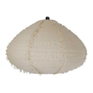 Nendo Linen Pendant Lamp Shade, Medium, Mushroom