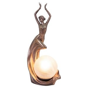 Elinda Dancing Lady Figurine Table Lamp