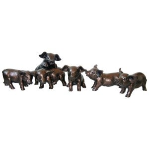 Piglets Indoor Outoodr Statue Set