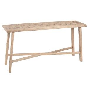 Braxton Handmade Elm Timber Decorative Console Table, 150cm