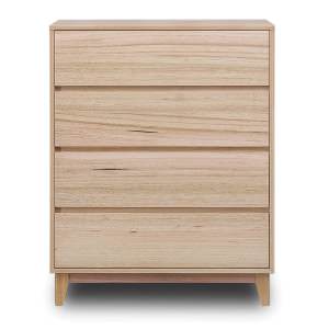Maeve Tasmanian Oak 4 Drawer Tallboy