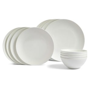 Wedgwood Gio Bone China 12 Piece Dinnerware Set