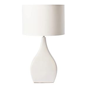 Sabrina Ceramic Base Table Lamp, White