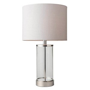 Sloane Glass & Metal Base Table Lamp