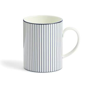Wedgwood Gio Bone China Pinstripe Mug, 380ml