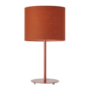Hetta Metal Base Table Lamp, Paprika