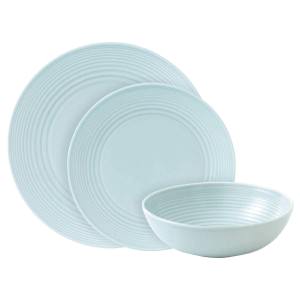 Royal Doulton Gordon Ramsay Maze Stoneware 12 Piece Dinnerware Set, Blue