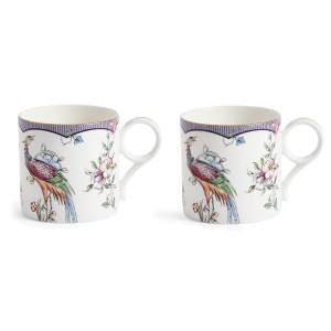 Wedgwood Fortune Bone China Mug, Set of 2