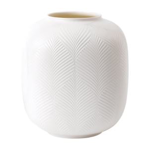 Wedgwood White Folia Bone China Round Vase