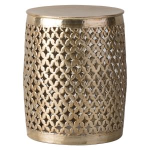 Alaric Metal Round Side Table