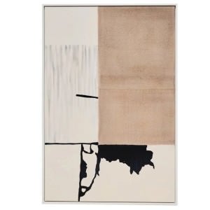 "Solitude" Framed Oil Hand Painted Abstract Canvas Wall Art, Type B, 120cm