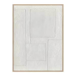 "Pure Form" Framed Hand Painted Abstract Canvas Wall Art, 120cm