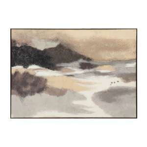 "Coastal Mist" Framed Canvas Wall Art Painting, 140cm
