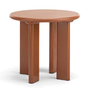 Omni Round Side Table, Terractotta